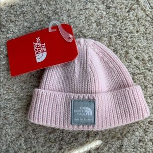 NWT TNF Baby Beanie 0-6 months